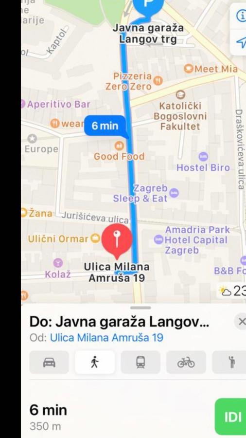 Bed & Breakfast Donji Grad Zagreb Dış mekan fotoğraf